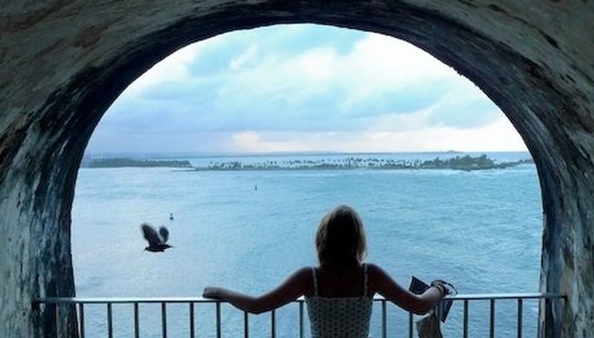 LizM at Castillo San Felipe del Moro, Old San Juan, Puerto Rico.jpg
