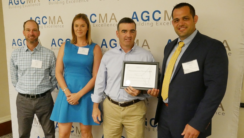 Columbia Construction Recognized at Boston Chapter AGC Safety Awards