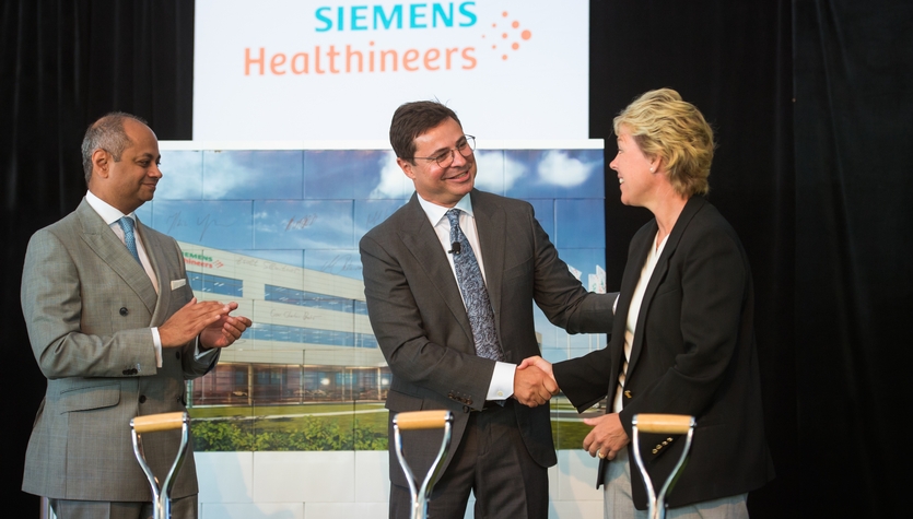 Columbia Breaks Ground on Siemens Healthineers Campus Expansion in Walpole