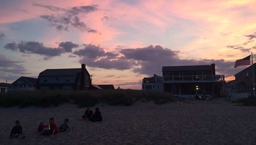 2016 Sunset at Seabrook Beach.JPG