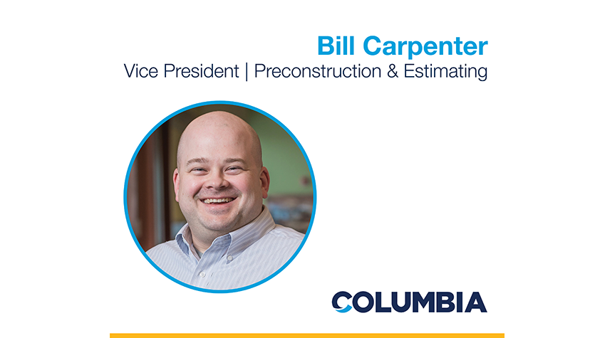 Bill Carpenter Promoted to Vice President | Preconstruction & Estimating